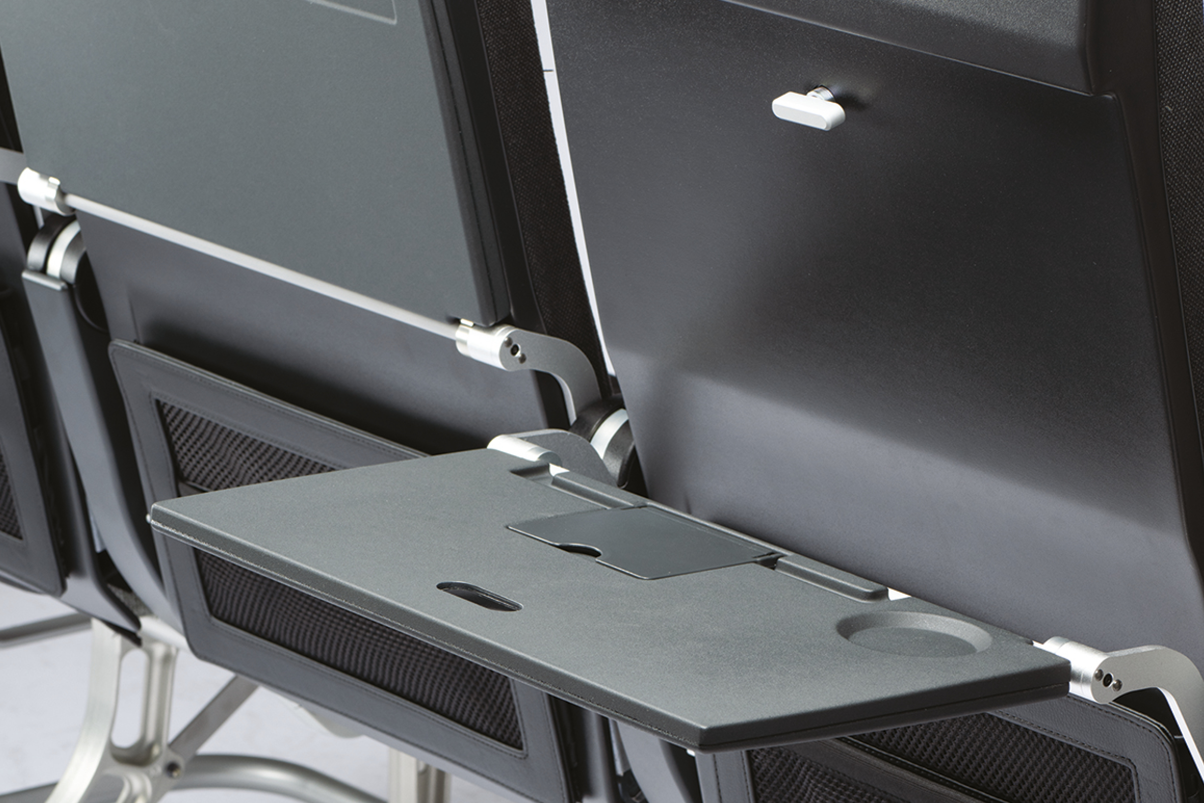 Hawk LR aircraft seat with table by Mirus Aircraft Seating