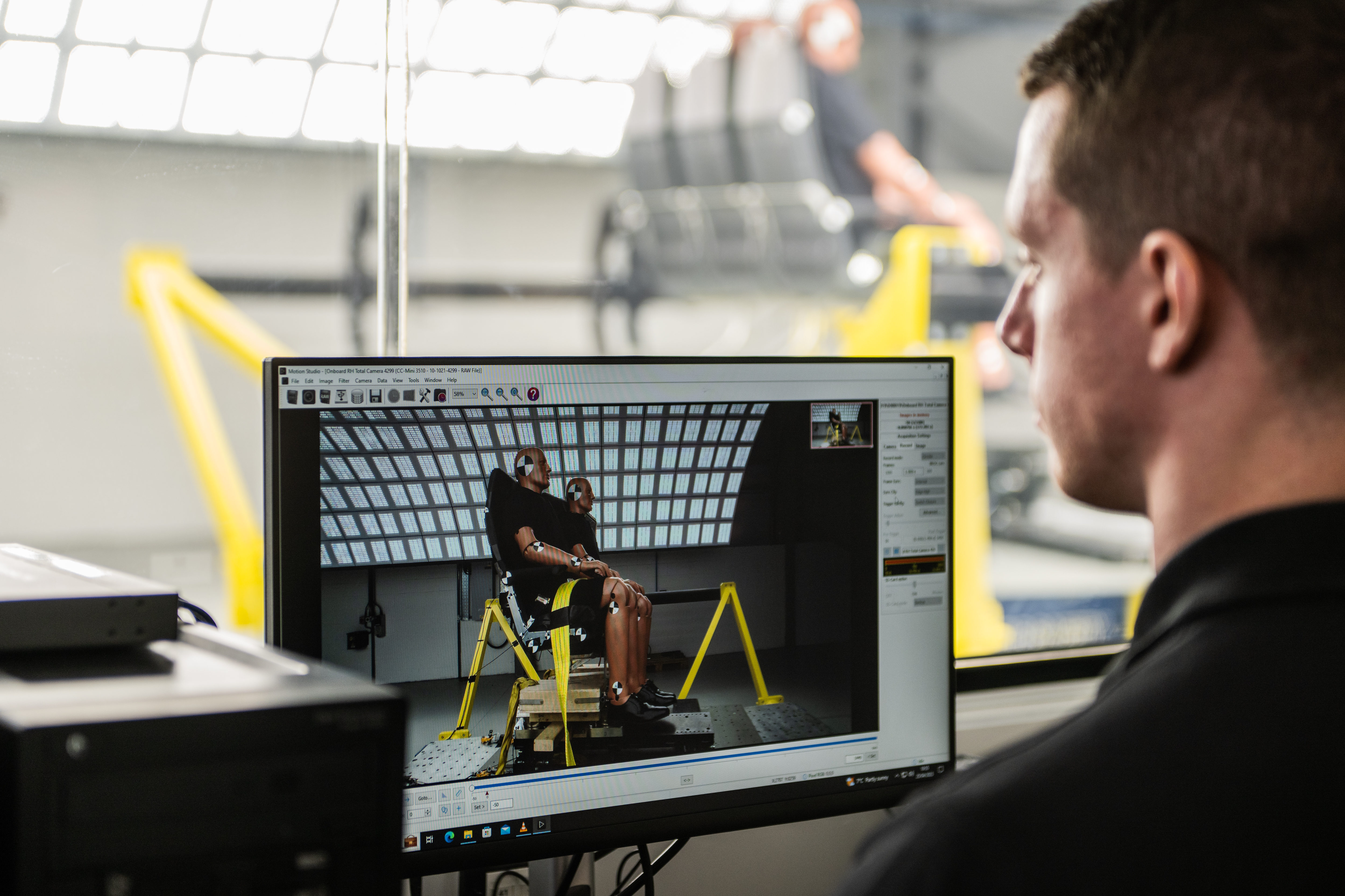 MTEST dynamic testing data and video analysis